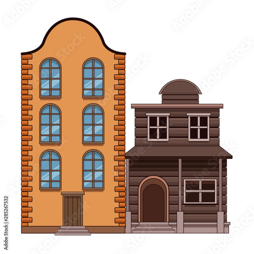 Urban buildings and city architecture