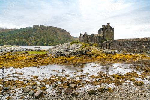 Scenic Castle in Autumn 