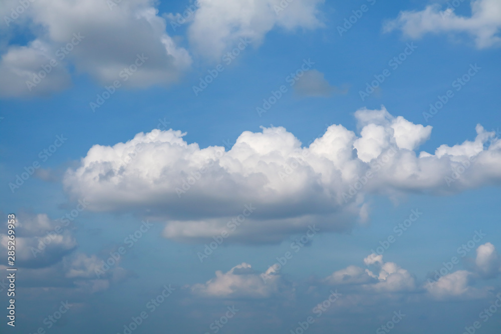 blue sky soft white huge heap cloud sunshine in summer blue sky soft white huge heap cloud sunshine in summer
