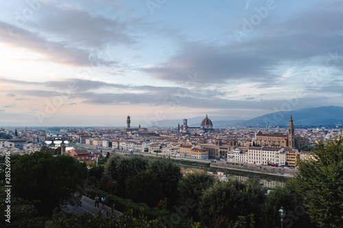View of the beautiful city of Florence