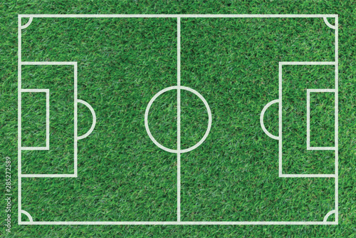 Soccer field vector stock design