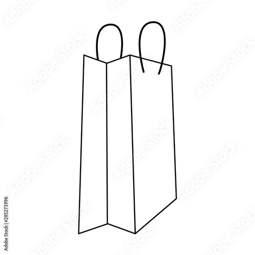 shopping retail sale store cartoon in black and white