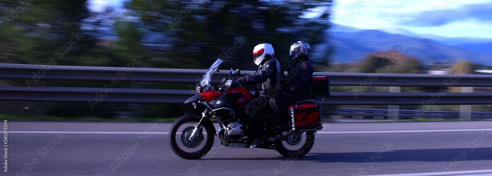 Fototapeta premium Barrido de motocicleta