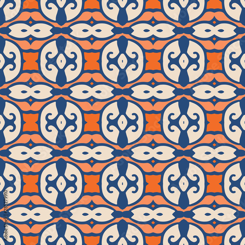 Seamless pattern with arabesques