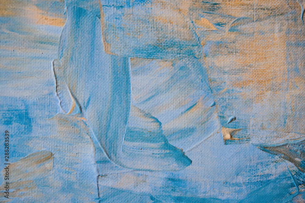 Naklejka premium artwork with acrylic paints, abstract texture