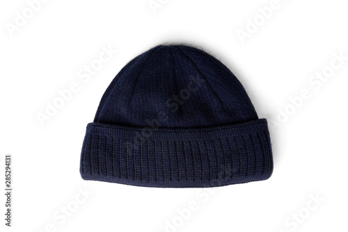 Winter hat isolated on white background.