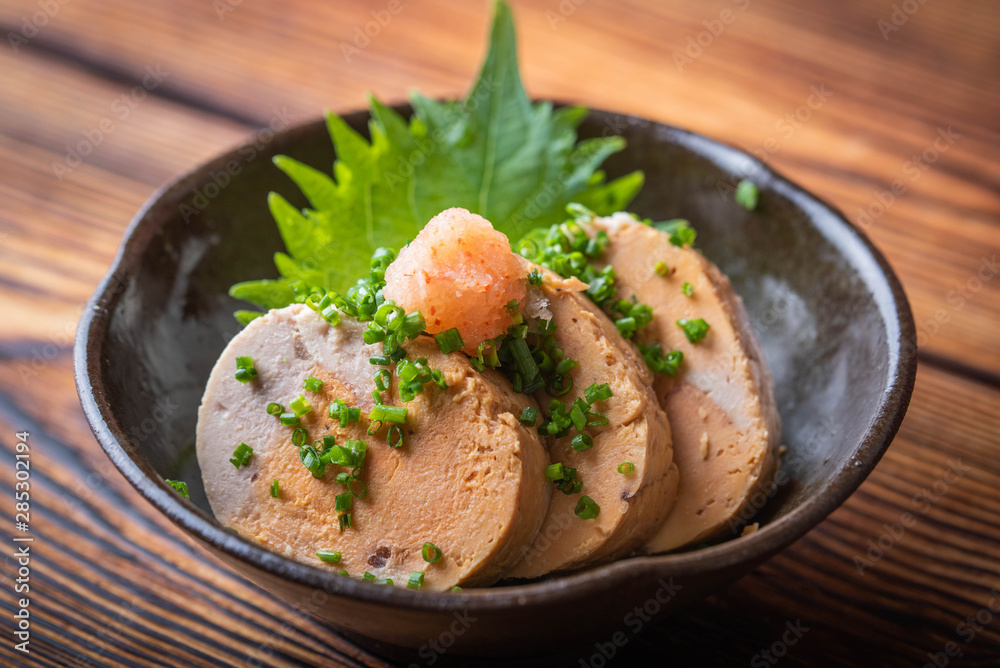 japanese Ankimo, monkfish liver with ponzu sauce ???????????????????????????????????? Adobe Stock