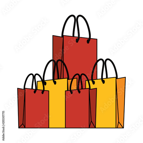 shopping retail sale store cartoon