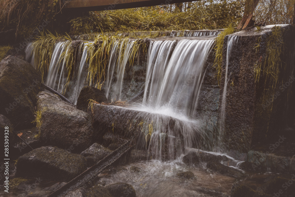 Fototapeta premium Waterflow, Schleuse