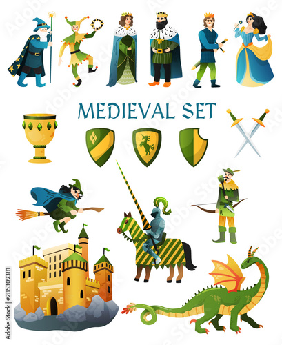 Medieval Icons Set 