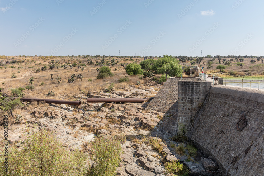 Dam at Charco del Ingenio, Guanajuato, Mexico