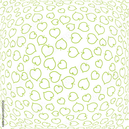 abstract geometric leaves pattern for natural background  simple minimalist graphic   retro decoration   summer fashion