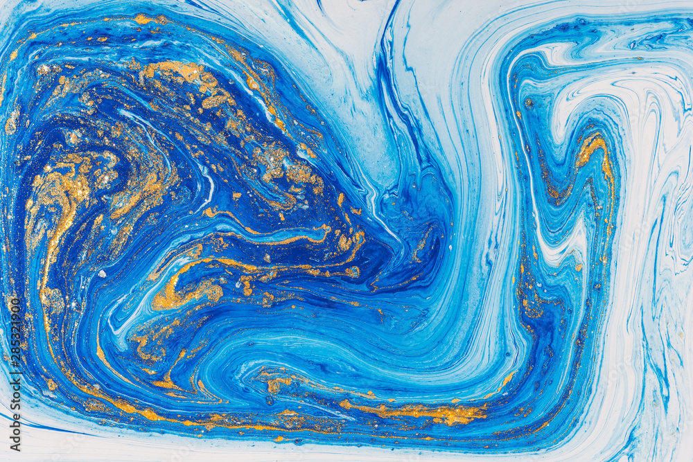 Liquid acrylic- color blot. Pigment water background- abstract artwork Liquid acrylic- color blot. Pigment water background- abstract artwork