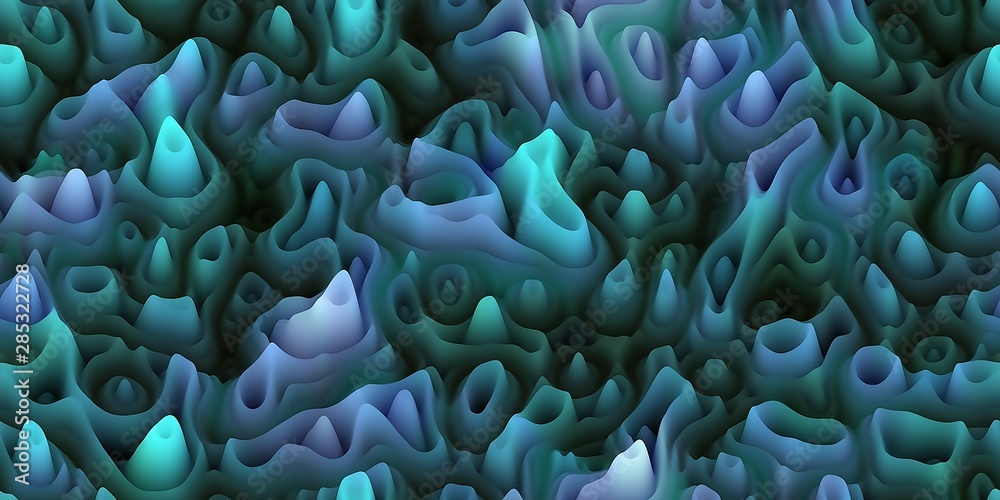 Smooth waxy spikes like melted wax or coral or organic surfac Smooth waxy spikes like melted wax or coral or organic surfac