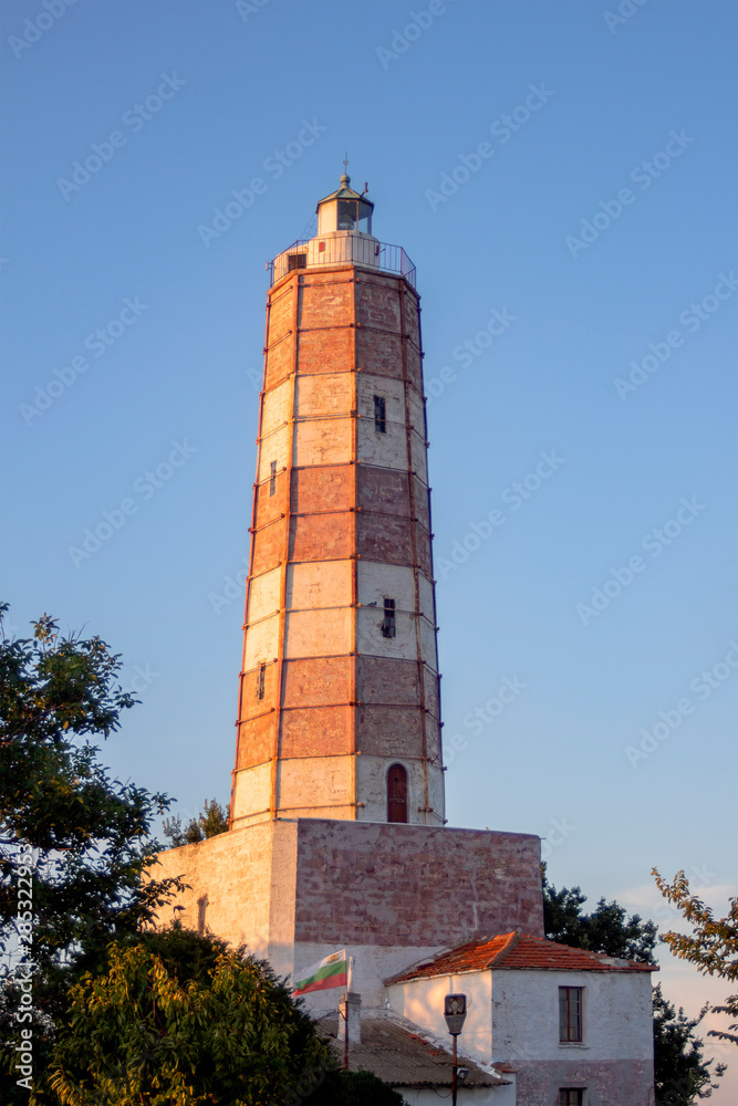 The Shabla lighthouse, which is said to be a replica of the ancient Alexandria lighthouse. Northern Black Sea Coast, Bulgaria.