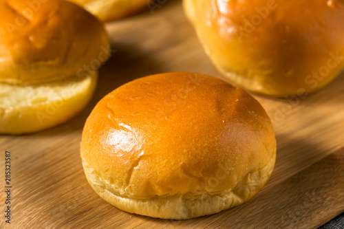 Fotografía Homemade Sweet Brioche Hamburger Buns