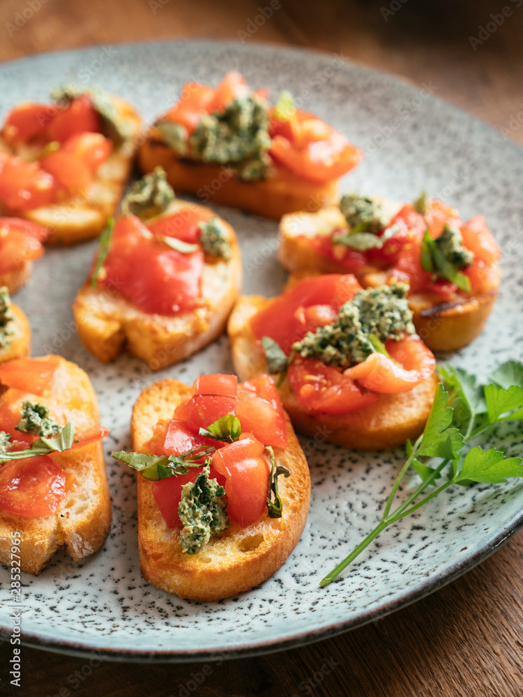 Traditional Tomato Bruschetta Traditional Tomato Bruschetta