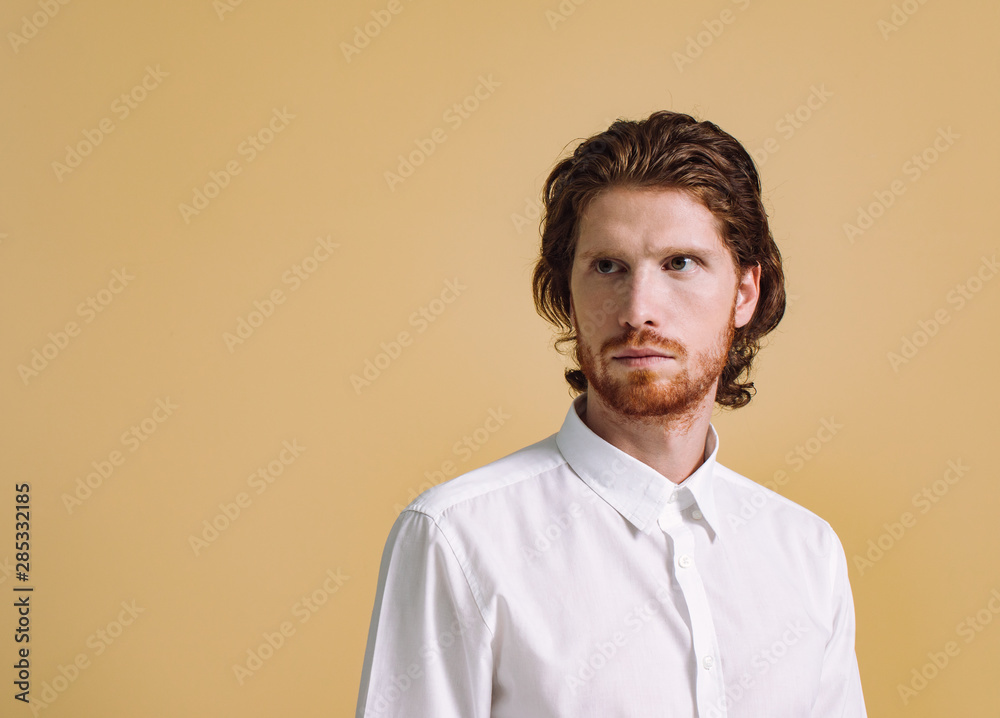 Studio Portrait of a Ginger Man Studio Portrait of a Ginger Man