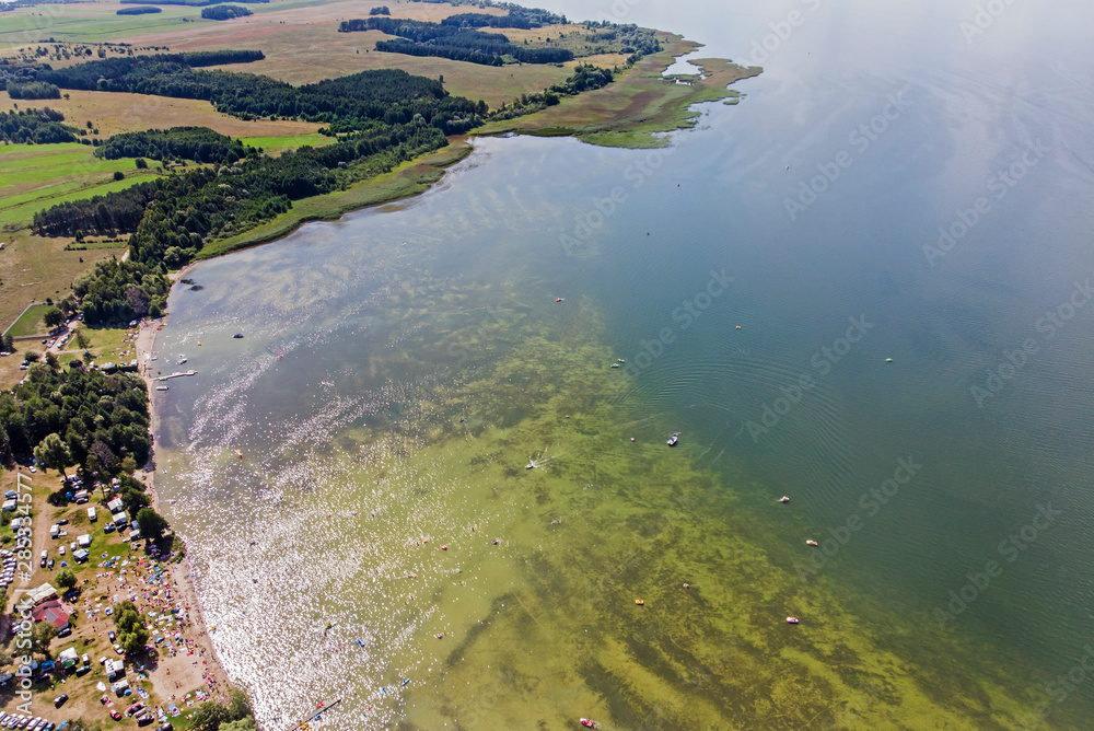 Jezioro Śniardwy, Mazury, Polska.	