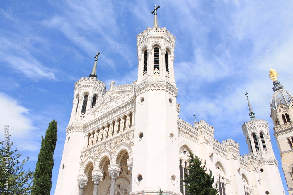 Basilica of Notre-Dame de Fourviere, Lyon, France