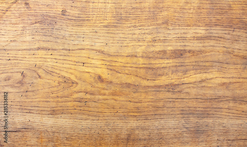 Old wood texture background surface. Wood texture table surface top view. Vintage wood texture background. Natural wood texture. Old wood background or rustic wood background. Grunge wood texture.