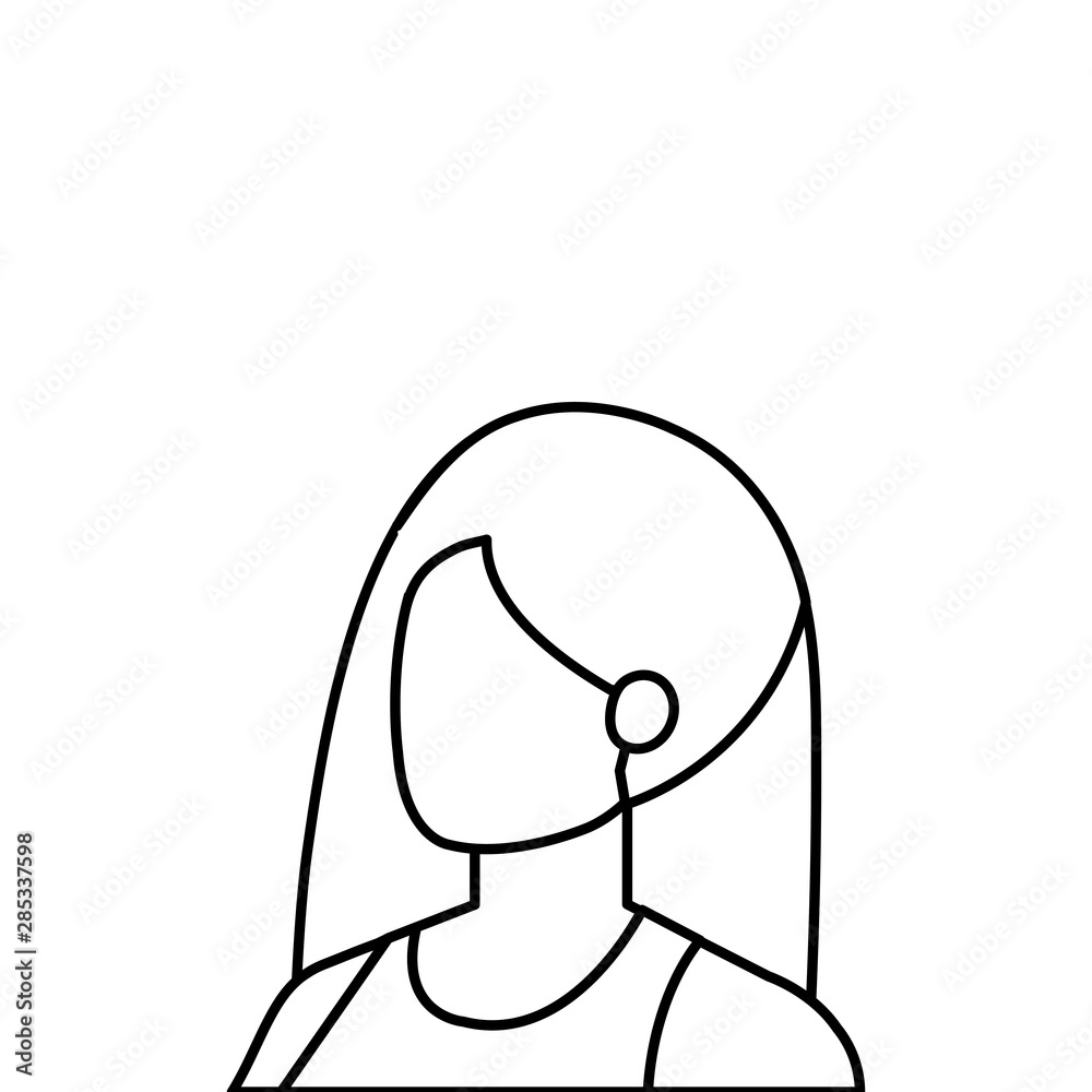 beautiful and young woman character beautiful and young woman character