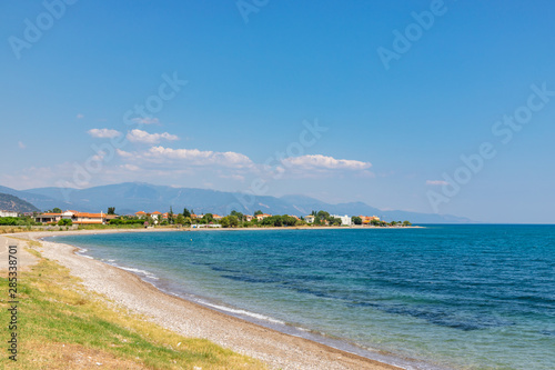 Seaside near Nafpaktos town, Greece