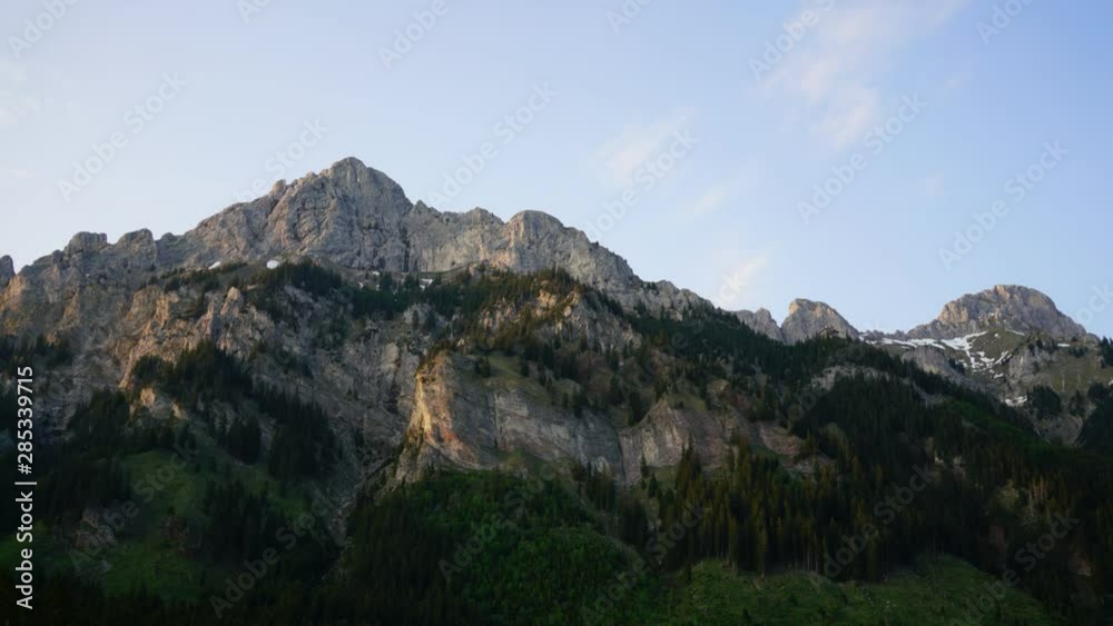 Timelapse of moving clouds above the Rote Flüh mountain at the Allgäu Alps Timelapse of moving clouds above the Rote Flüh mountain at the Allgäu Alps