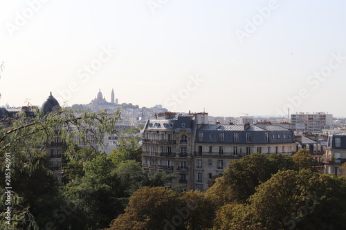 Paysage urbain et Montmartre à Paris