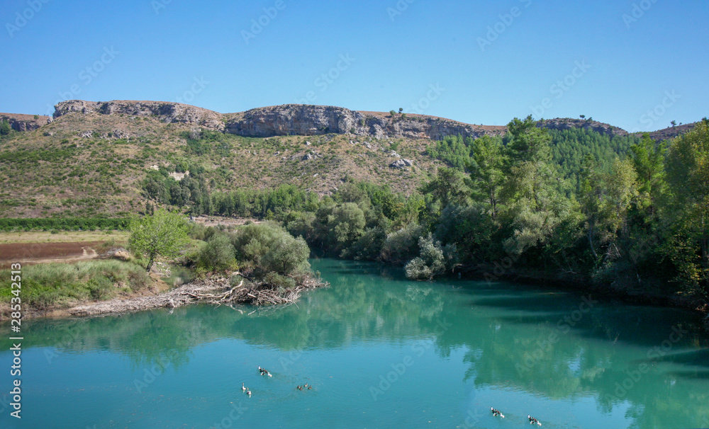 manavgat lake in the mountains