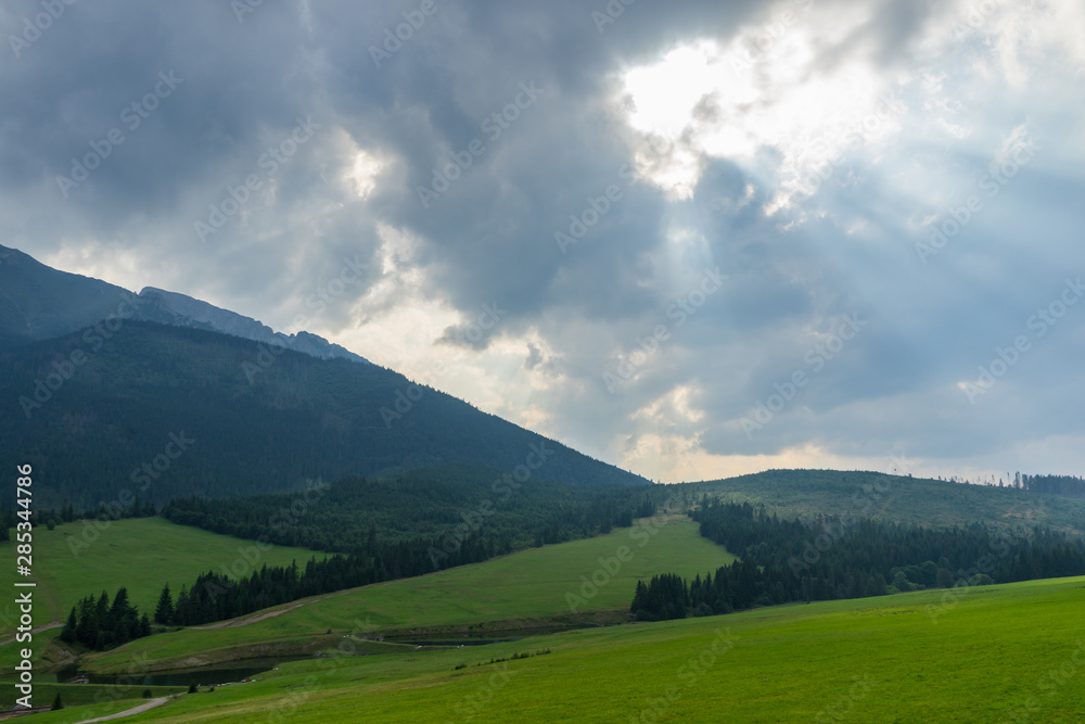Landscape in mountains, Slovakia Landscape in mountains, Slovakia