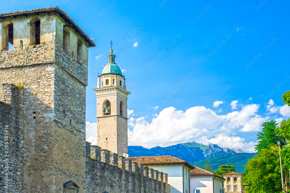 Rovereto town in Trentino, Italy