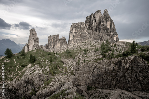 le site des cinq tour rocheuses dans les dolomites © Olivier Tabary