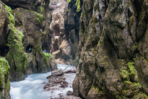 The fascinating Partnach Gorge in Germany © arnaudmartinez