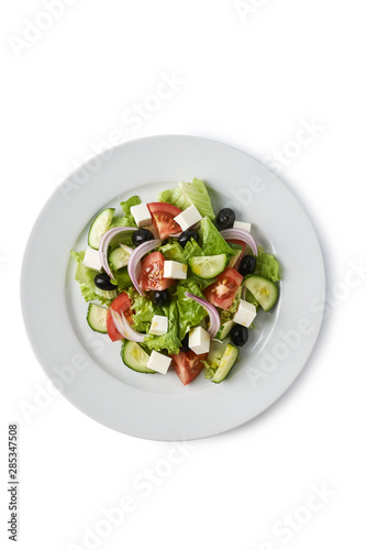 greek salad close up