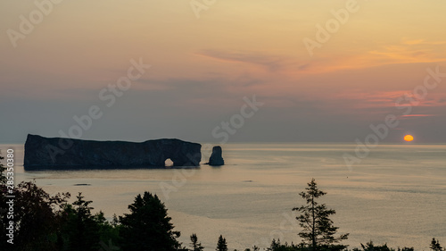 Lever de Soleil au rocher Percé