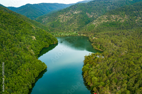 Landscape of Borabay Lake in Amasya, Turkey