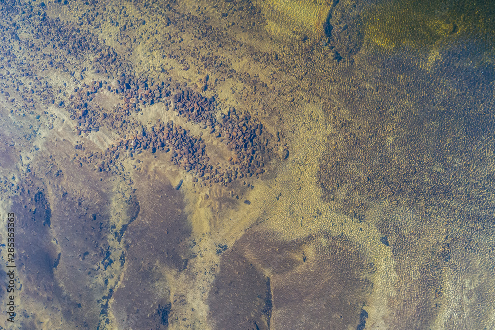 A river that is drying up due to the severe drought in New South Wales, Australia A river that is drying up due to the severe drought in New South Wales, Australia
