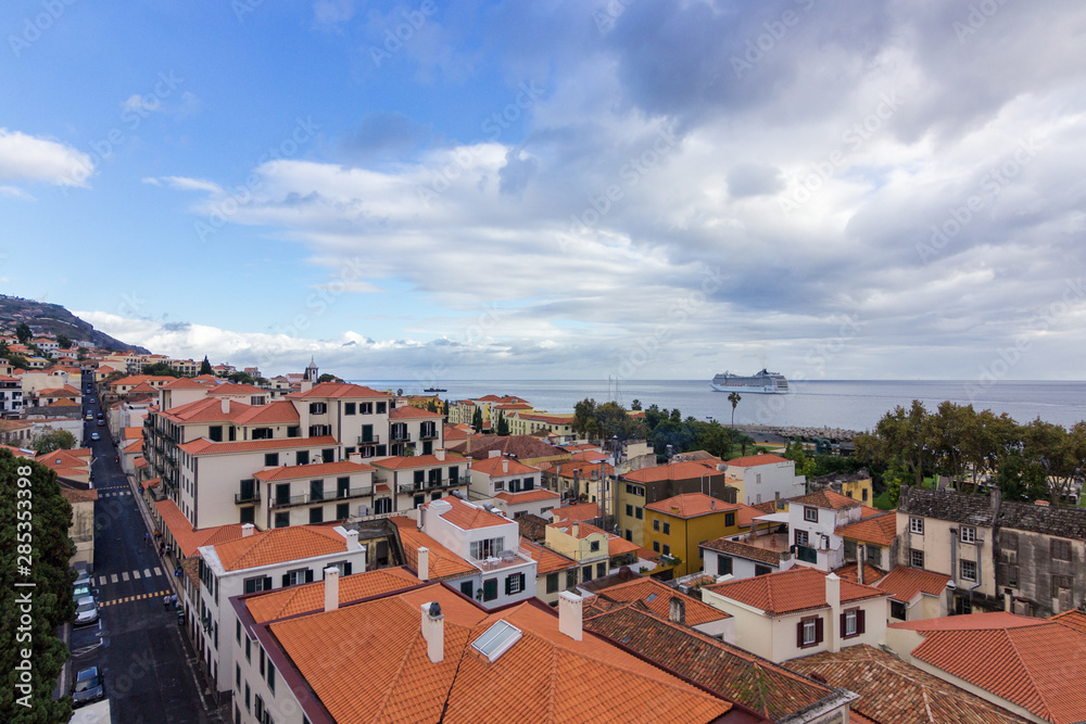 Views of Funchal from the cable car (Madeira)