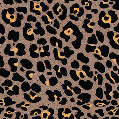 Acrylglasbilder Tierfellmuster Leopardenfell Print Klassisch Nahtlos  © DNZ CreativeDesign