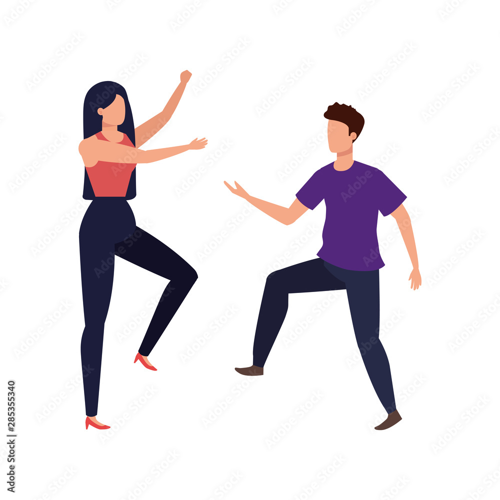 young lovers couple avatars characters young lovers couple avatars characters