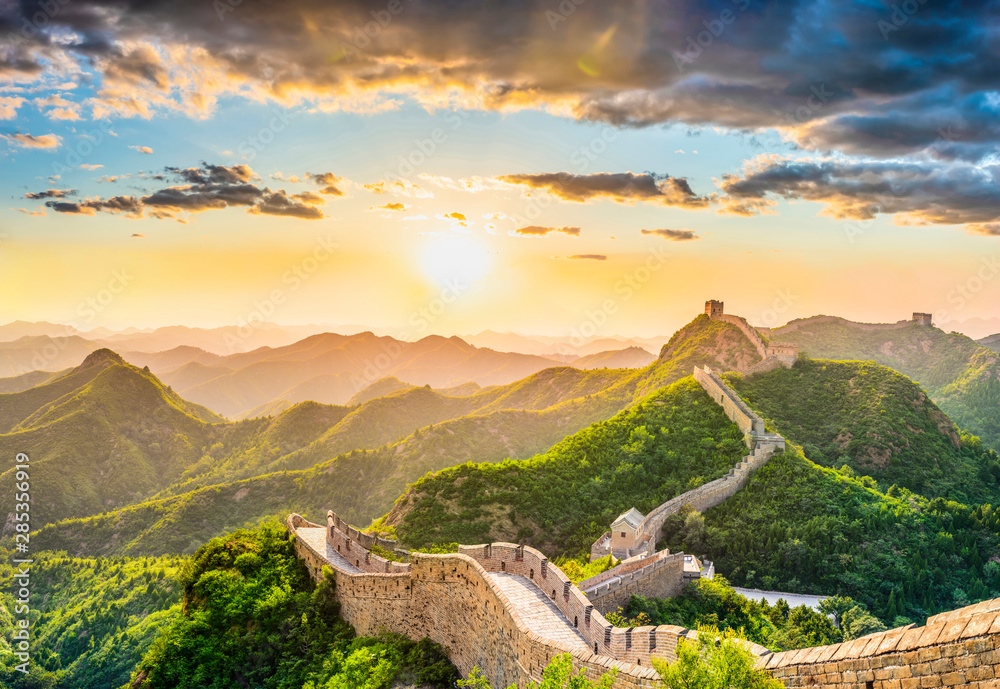The Great Wall of China. - obrazy, fototapety, plakaty 