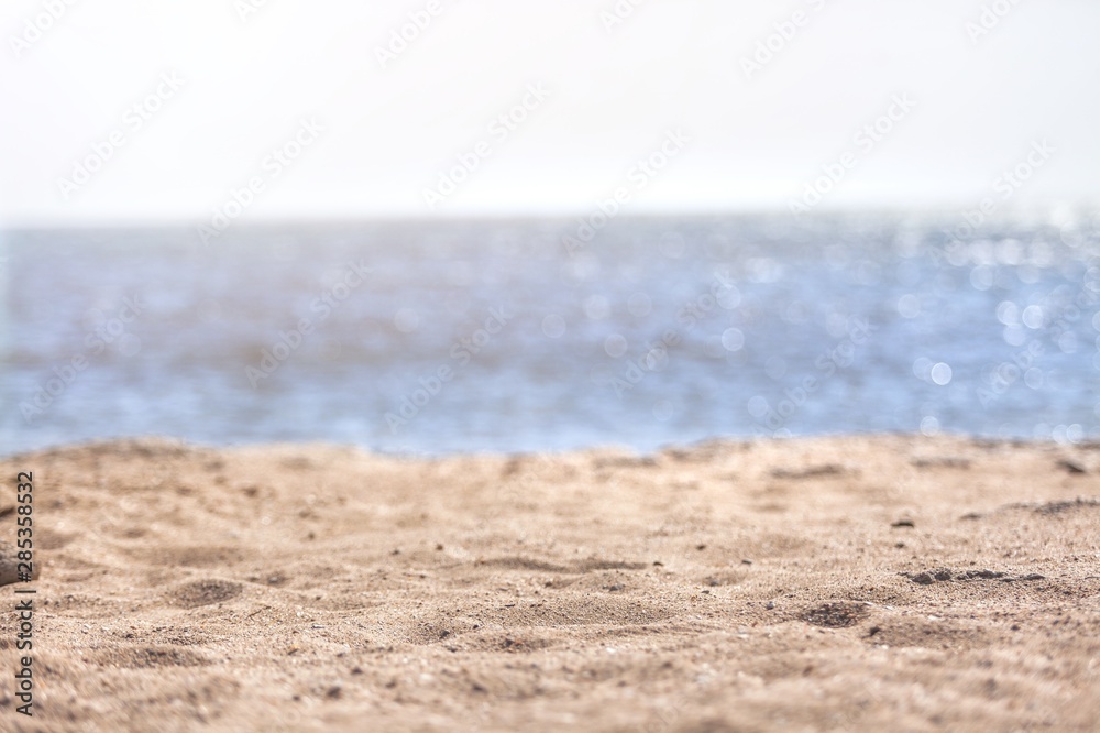Fotografie Sea with sand on summer day