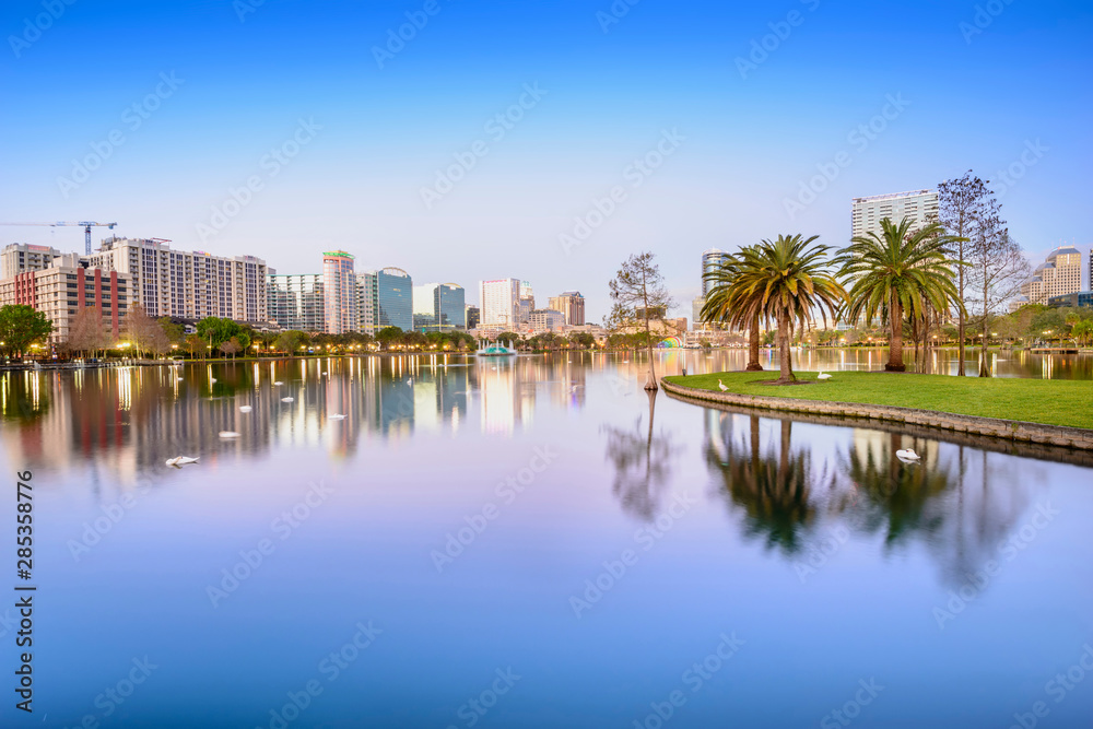 Orlando. Located in Lake Eola Park, Orlando, Florida, USA.