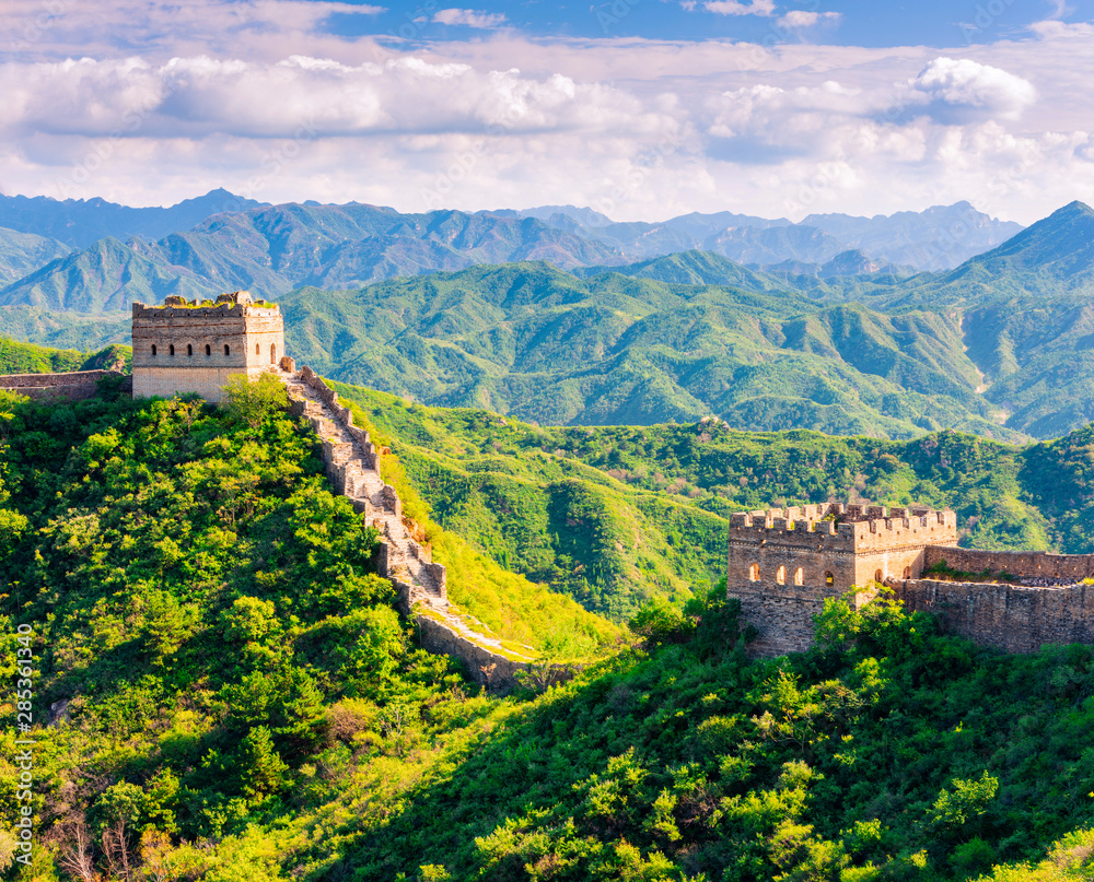 The Great Wall of China.