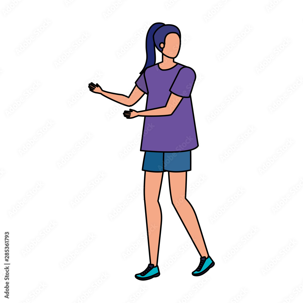 beautiful and young woman character beautiful and young woman character