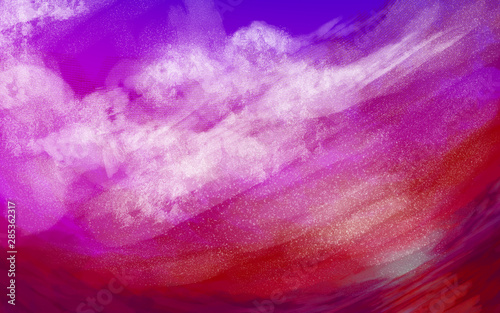 abstract watercolor landscape background colorful digital painting purple pink