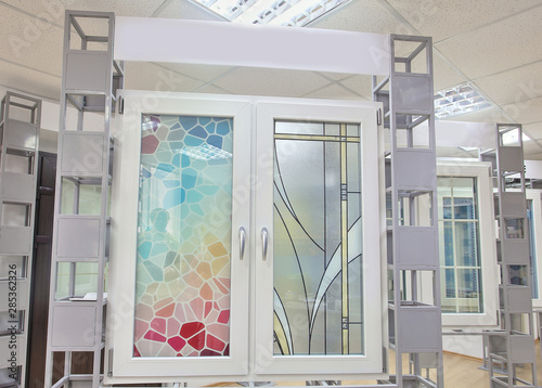 Photo of  beautiful plastic window in studio