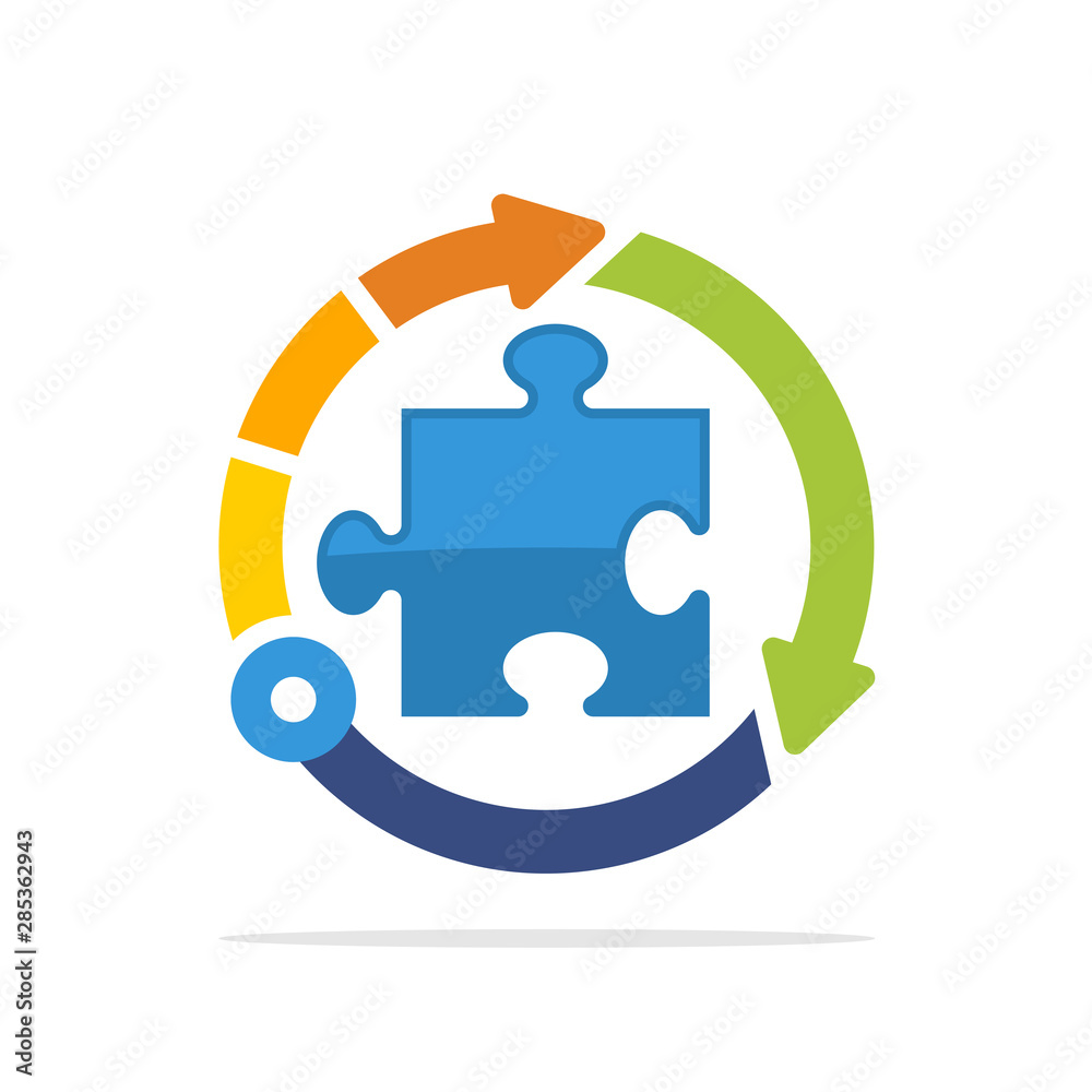 Illustrated icon with the concept of a recovery technology solution Illustrated icon with the concept of a recovery technology solution