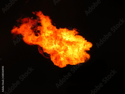 Blaze fire flame texture background. Fire flames collection isolated on black background.